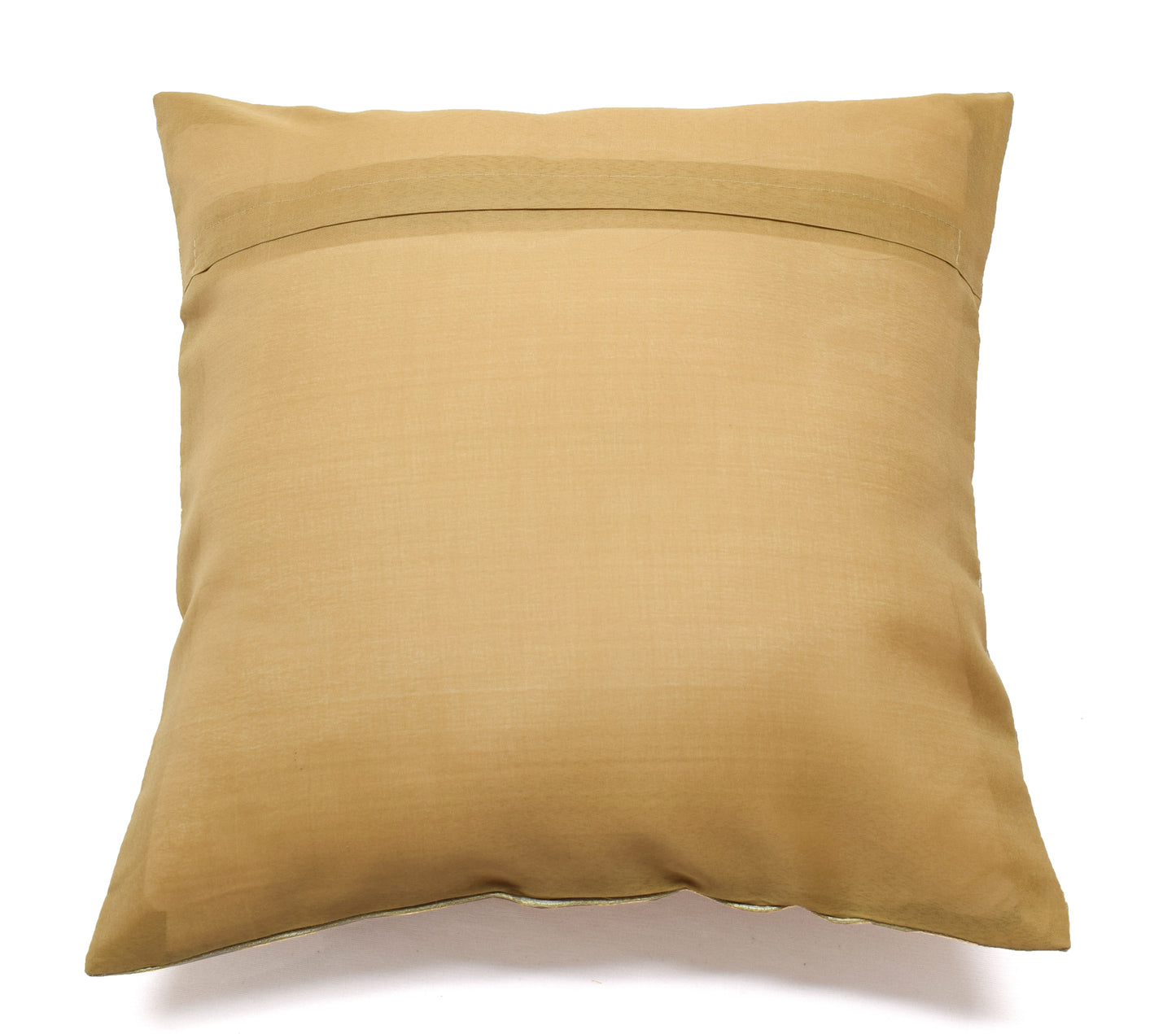 16x16 Inch Indian Woven Zari Brocade Banarasi Silk Paisley Cushion Covers