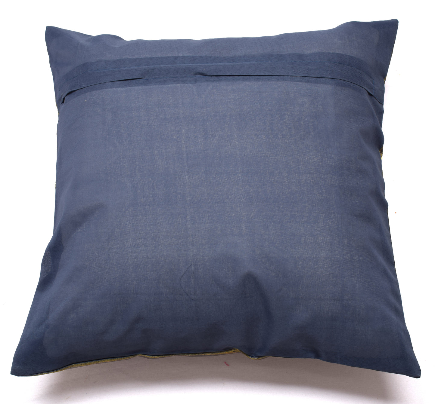 16x16 Inch Indian Woven Zari Brocade Banarasi Silk Pailsey Cushion Covers Gray