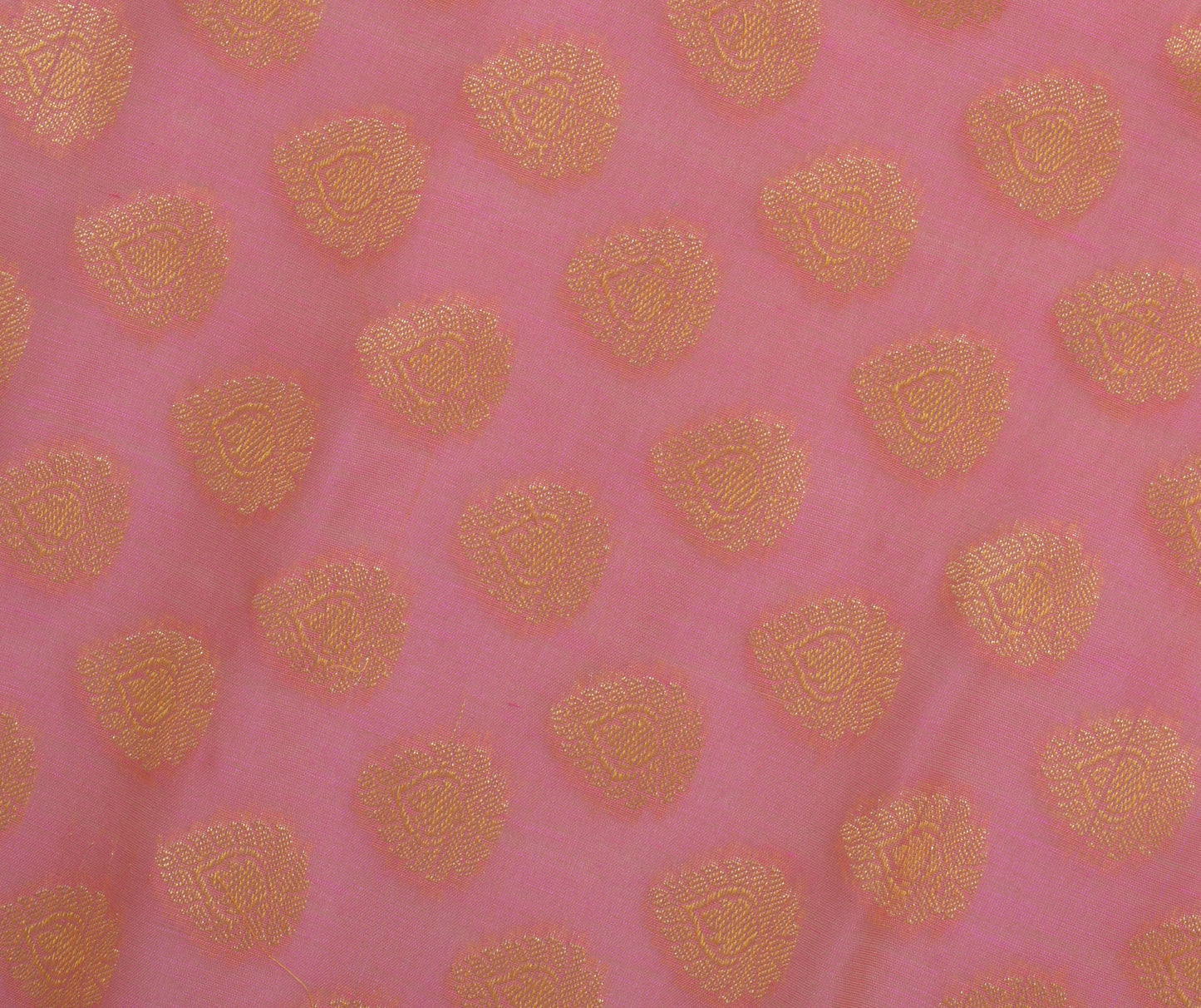 Pink Banarasi Dupatta Indian Art Silk Woven Zari Brocade Long Stole Scarves