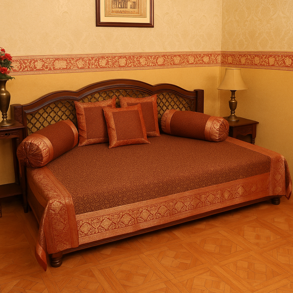 Banarasi Brocade Diwan Cover Sets