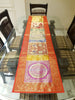 Dining Table Runner Wall Tapestry Woven Zari Brocade Banarasi Cover Multi Color