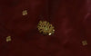 Bollywood Saree Hand Beaded Embroiderd Zari Woven Banarasi Sari Garnet