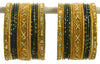 Indian Bangles Set of 26 Ethnic Bracelets Traditional Churi Kangan Black 2-8