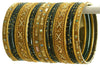 Indian Bangles Set of 26 Ethnic Bracelets Traditional Churi Kangan Black 2-8