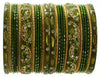 Indian Bangles Set of 26 Ethnic Bracelets Bridal Churi Kangan Green 2-6