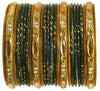 Indian Bangles Set Ethnic Traditional Bracelets Bollywood Bridal Churi 2.8 Black