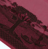 Woven Cotton Blend Indian Long Stole Banaras Ganga Ghat Dupatta Deep Deep Pink