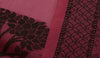 Woven Cotton Blend Indian Long Stole Banaras Ganga Ghat Dupatta Deep Deep Pink