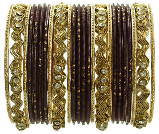 Indian Bangles Set Ethnic Traditional Bracelets Bollywood Bridal Churi 2.6 Burgu