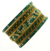 Indian Bangles Set of 26 Ethnic Bracelets Bridal Churi Kangan Green 2-6