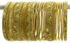 Indian Bangles Set of 26 Ethnic Bracelets Bridal Churi Kangan Lemon 2-6