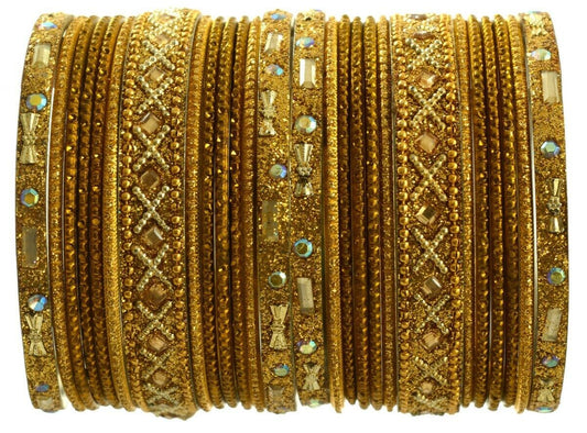 Indian Bangles Set of 26 Ethnic Bracelets Traditional Churi Antique Green 2-8