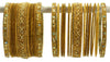 Indian Bangles Set of 26 Ethnic Bracelets Traditional Churi Antique Green 2-8