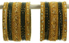 Indian Bangles Set of 26 Ethnic Bracelets Traditional Churi Kangan Black 2-8