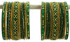 Indian Bangles Set of 26 Ethnic Bracelets Traditional Churi Kangan Green 2-8