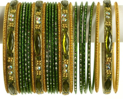Indian Bangles Set Ethnic Traditional Bracelets Bollywood Bridal Churi 2.6 Henna