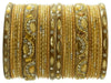 Indian Bangles Set of 26 Ethnic Bracelets Bridal Churi Kangan Cream 2-6