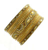 Indian Bangles Set of 26 Ethnic Bracelets Bridal Churi Kangan Cream 2-6