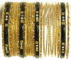 Indian Bangles Set Ethnic Traditional Bracelets Bollywood Bridal Churi 2.10 Gold