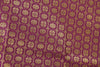Banarasi Dupatta Indian Art Silk Woven Zari Brocade Long Stole Shawl Purple