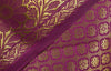 Banarasi Dupatta Indian Art Silk Woven Zari Brocade Long Stole Shawl Purple