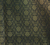 Indian Art Silk Woven Zari Brocade Long Stole Banarasi Dupatta Shawl Blue