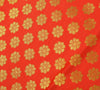 Indian Art Silk Woven Zari Brocade Long Stole Banarasi Dupatta Shawl Red