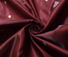 Banarasi Brocade Art Satin Silk Saree Maroon Green Zari Embroidered Sari Fabric