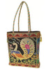 Banarasi Silk Hand Bag Woven Zari Brocade Tote Bag  / Shoulder Handbags with Golden Tassels Nice item to Gift