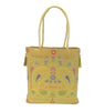 Banarasi Silk Hand Bag Woven Zari Brocade Tote Bag  / Shoulder Handbags with Golden Tassels Nice item to Gift