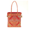 Banarasi Silk Hand Bag Woven Zari Brocade Tote Bag  / Shoulder Handbags with Golden Tassels Nice item to Gift