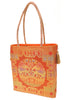Banarasi Silk Hand Bag Woven Zari Brocade Tote Bag  / Shoulder Handbags with Golden Tassels Nice item to Gift