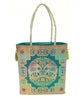Banarasi Silk Hand Bag Woven Zari Brocade Tote Bag  / Shoulder Handbags with Golden Tassels Nice item to Gift