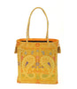 Banarasi Silk Hand Bag Woven Zari Brocade Tote Bag  / Shoulder Handbags with Golden Tassels Nice item to Gift