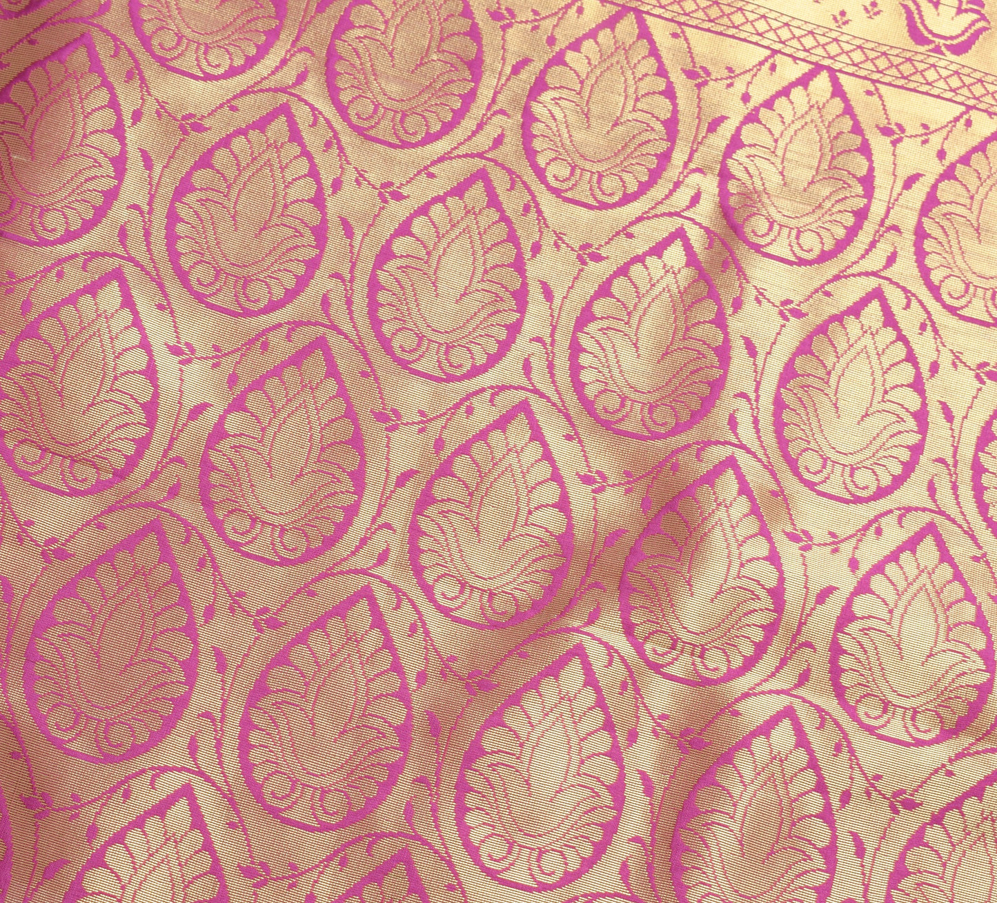 Banarasi Saree Indian Art Silk Woven Zari Brocade Sari Blouse Fabric Aqua Green