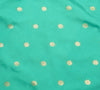 Banarasi Saree Indian Art Silk Woven Zari Brocade Sari Blouse Fabric Aqua Green