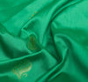 Green Indian Sari Banarasi Art Silk Saree with Blouse Fabric Gold Zari Weaving