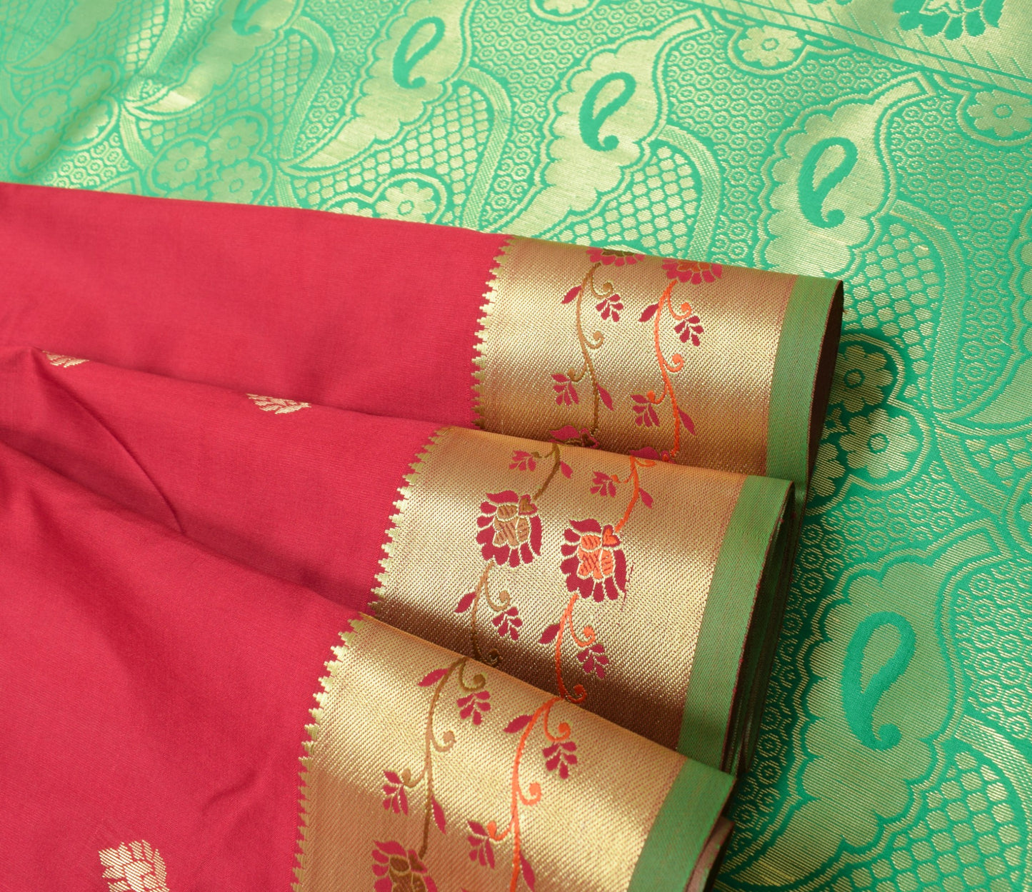 Maroon Banarasi Sari Art Silk Zari Woven Leaf Motifs Saree with Blouse Fabric