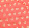 Peach Banarasi Sari Art Silk Zari Woven Floral Border Saree with Blouse Fabric