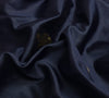 Deep Blue Banarasi Sari Art Silk Zari Woven Leaf Motifs Saree with Blouse Fabric