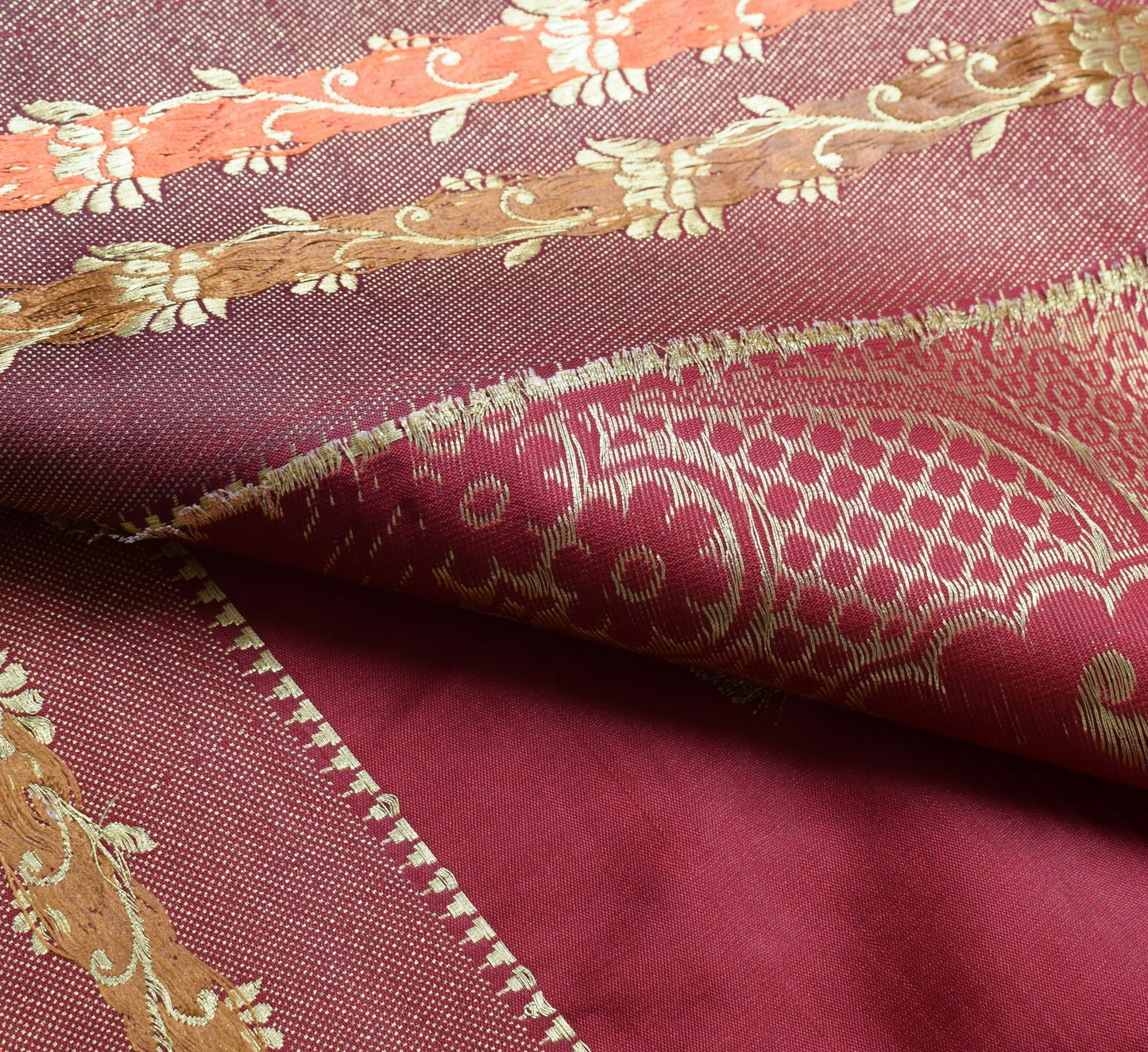 Deep Blue Banarasi Sari Art Silk Zari Woven Leaf Motifs Saree with Blouse Fabric