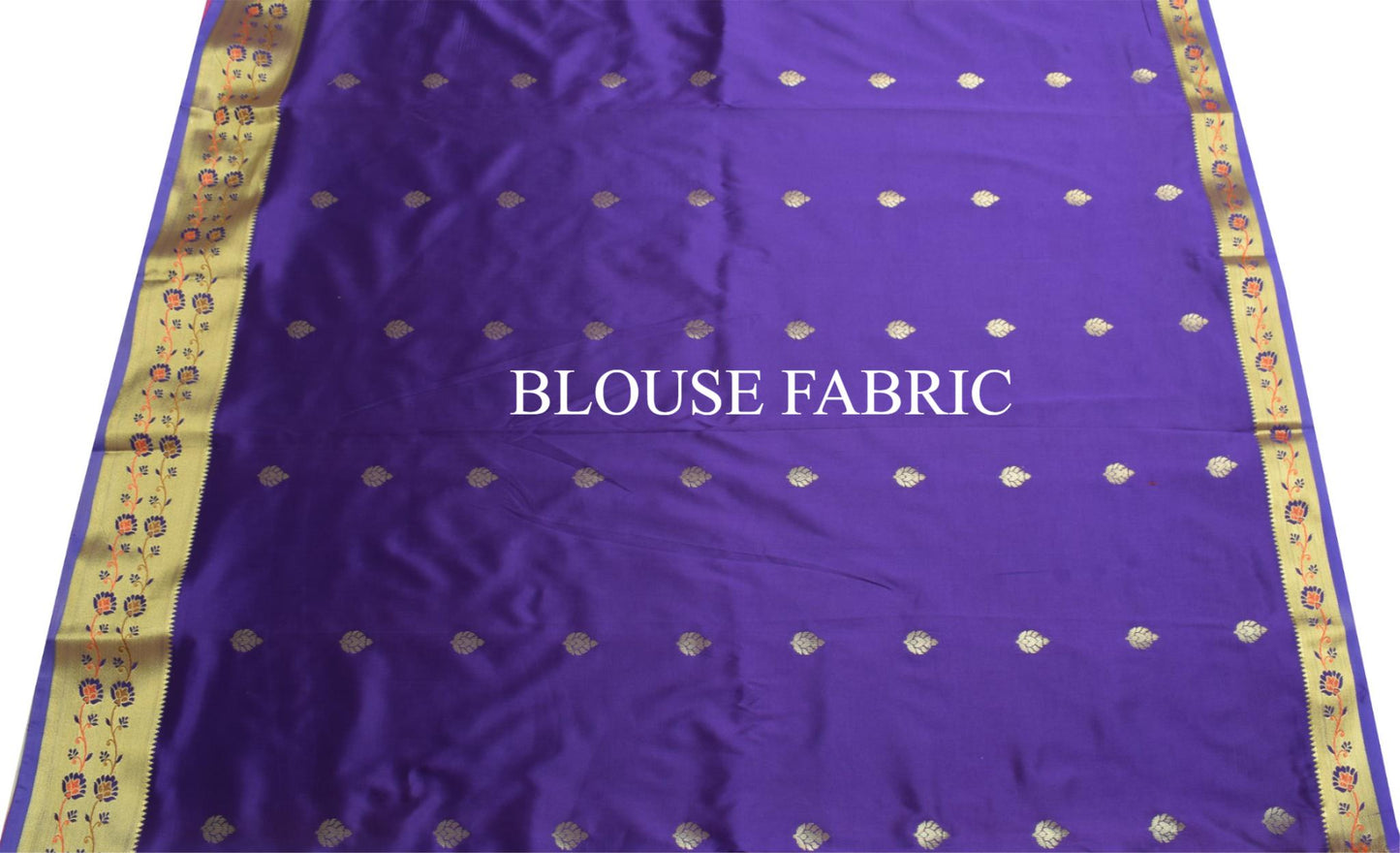 Pink Blue Banarasi Sari Art Silk Zari Woven Leaf Motifs Saree with Blouse Fabric