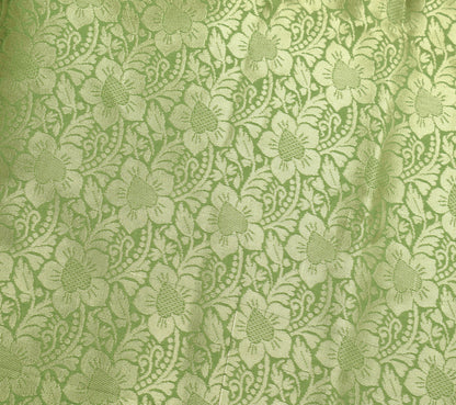 Indian Maroon Green Sari Banarasi Art Silk Saree with Blouse Gold Zari Weaving