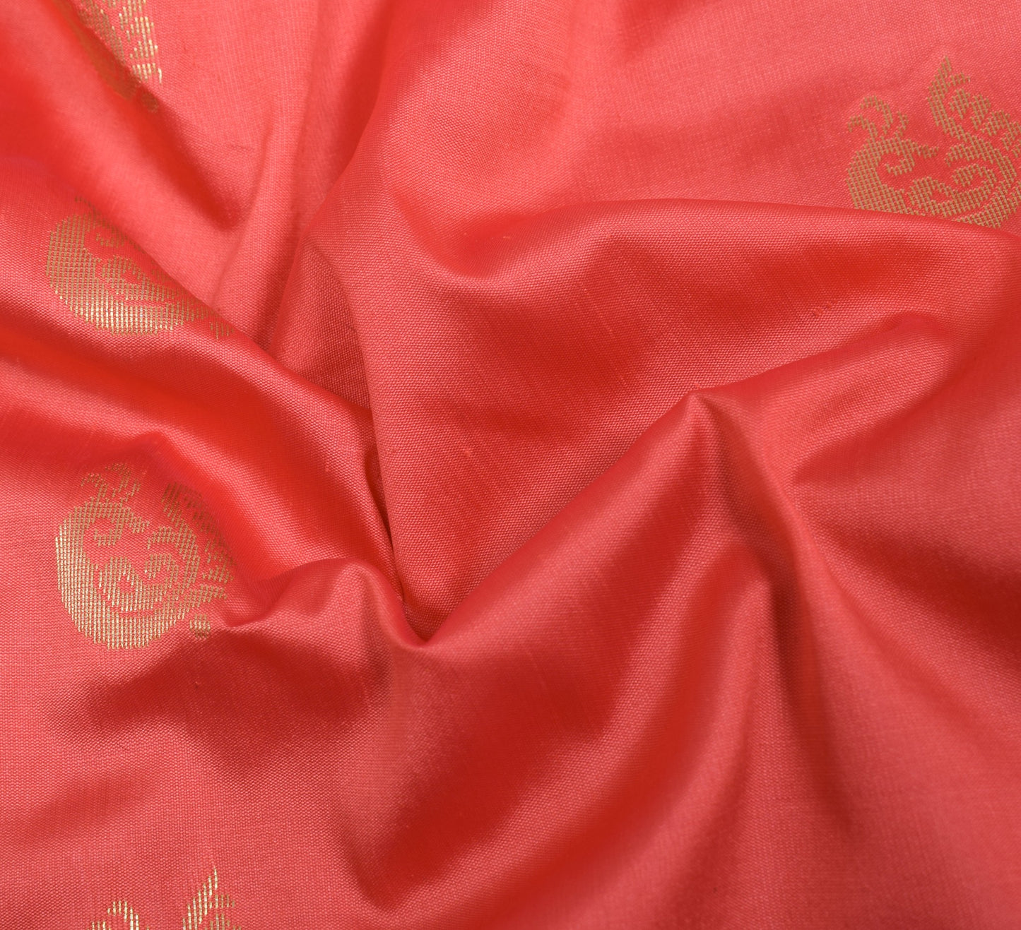 Indian Peach Maroon Sari Banarasi Art Silk Saree with Blouse Gold Zari Weaving