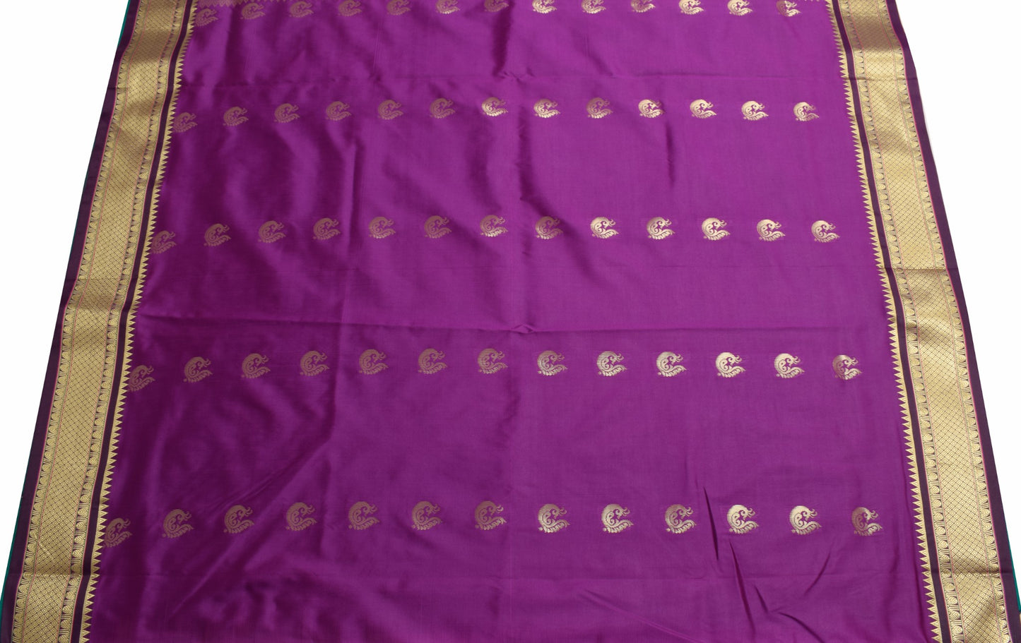 Indian Teal Green Sari Banarasi Art Silk Saree with Blouse Gold Zari Weaving