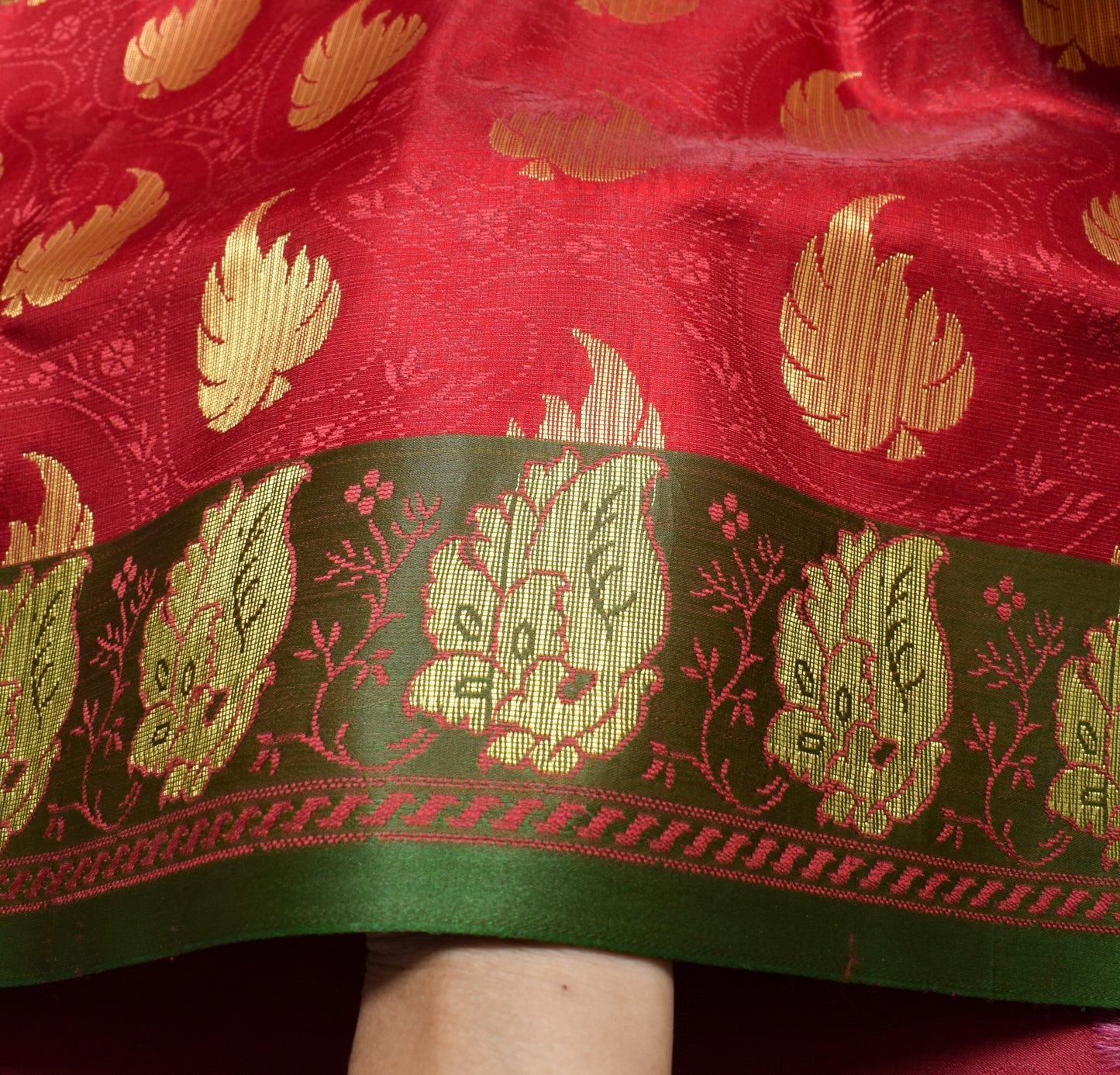 Indian Yellow Banarasi Sari Art Cotton Saree with Blouse Fabric Gold Zari Woven