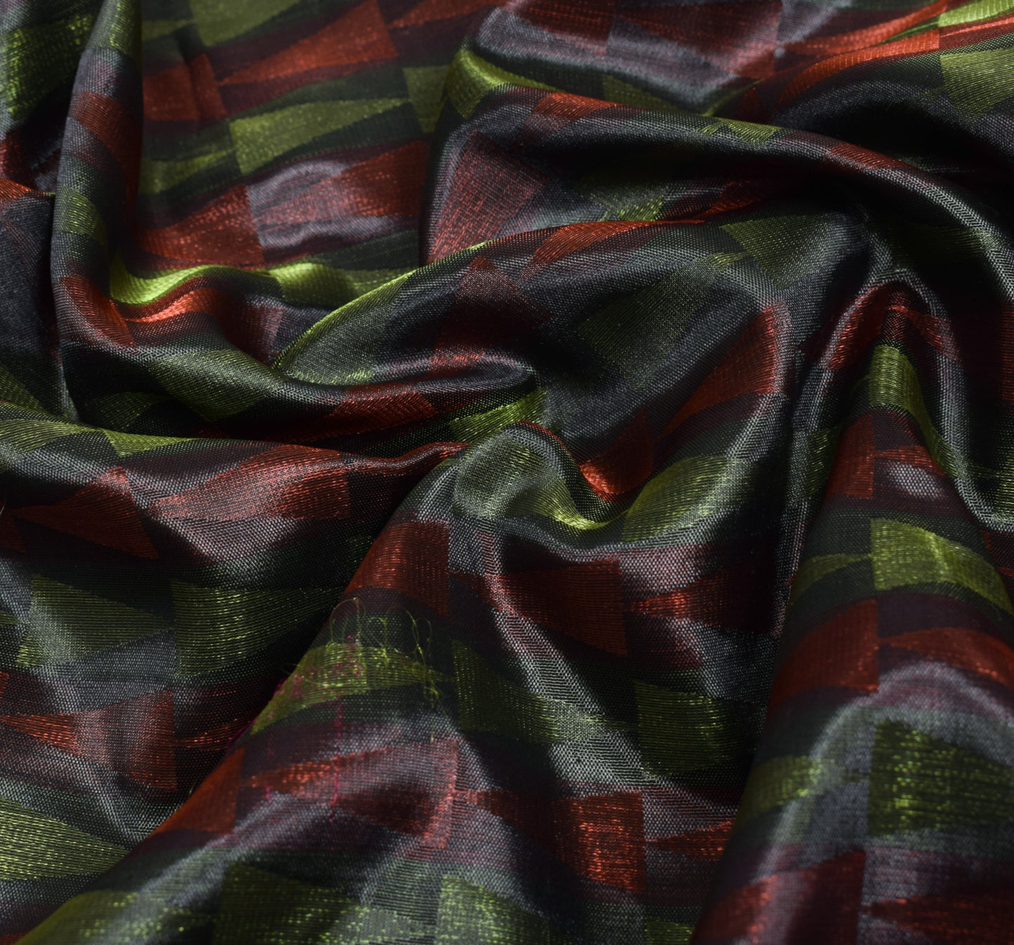 Indian Multi-Color Banarasi Sari Self & Zari Woven Art Silk Saree Blouse Fabric