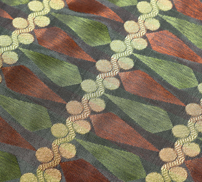 Indian Multi-Color Banarasi Sari Self & Zari Woven Art Silk Saree Blouse Fabric