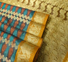 Indian Multi-Color Sari Banarasi Self & Zari Woven Art Silk Saree Blouse Fabric