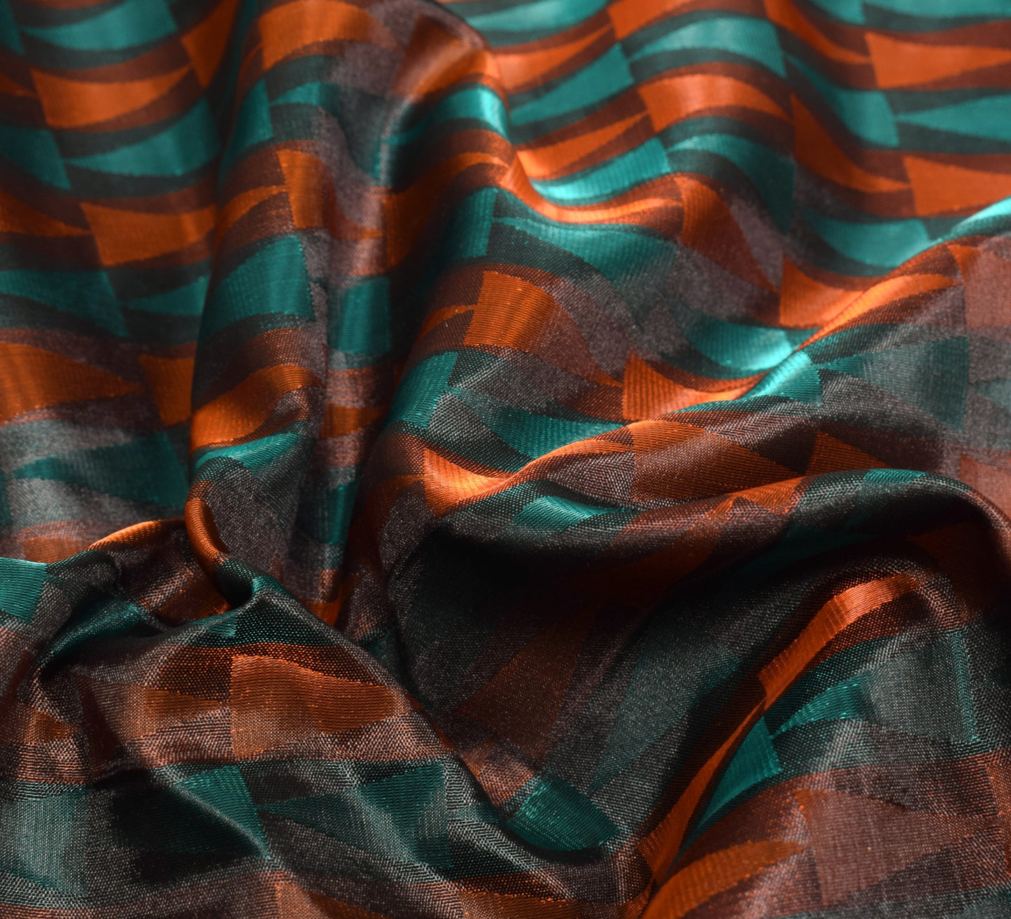 Indian Multi-Color Sari Banarasi Self & Zari Woven Art Silk Saree Blouse Fabric